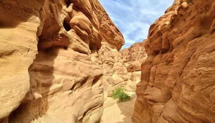 The colorful canyon in Nuweiba is a treasure of nature